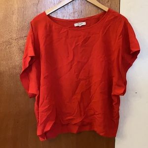 Madewell 100% silk Top